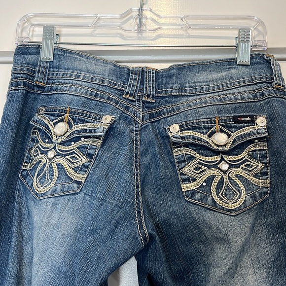 Angels Y2K Women's Classic Blue Boot Cut Jeans size 7. - Picture 6 of 8